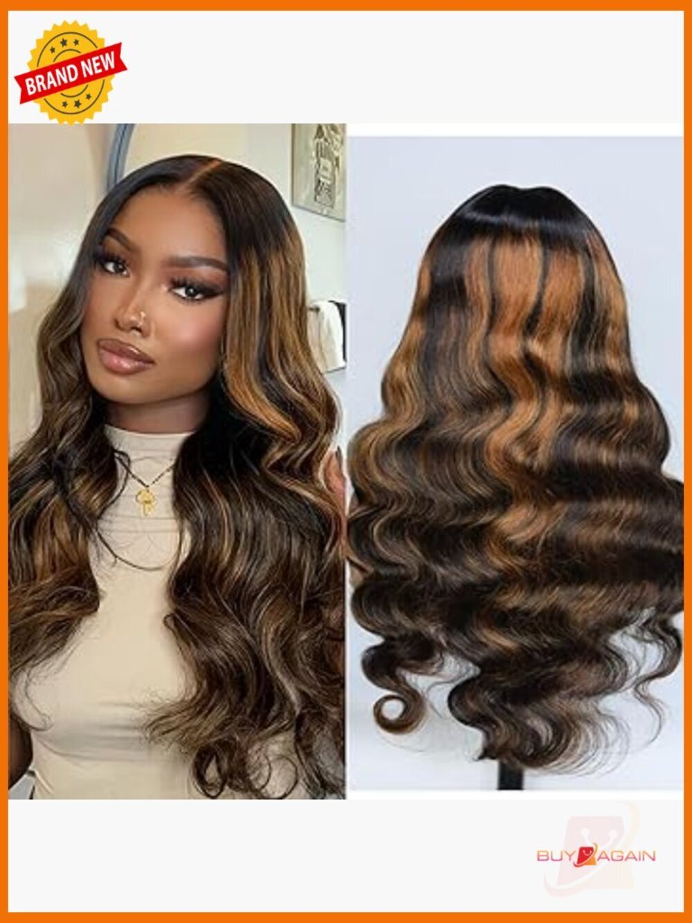 U Part Human Hair Wig Body Wave 180 Density Glueless Natural Hair